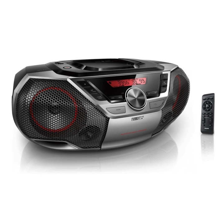 Philips Boombox CD/Radio/USB/Bluetooth in de groep HOME ELECTRONICS / Audio & Beeld / Thuisbioscoop, Hifi en Draagbaar / Cassette digitalisering bij TP E-commerce Nordic AB (38-79643)