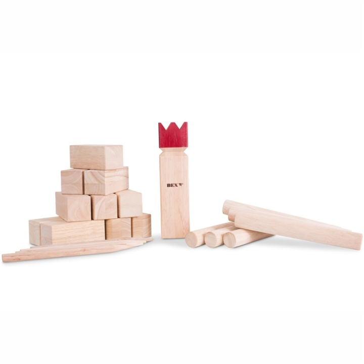 Bex Kubb Orginal Red king in de groep SPEELGOED, KINDER- & BABYPRODUCTEN / Buitenspeelgoed / Tuinspeelgoed bij TP E-commerce Nordic AB (38-79890)