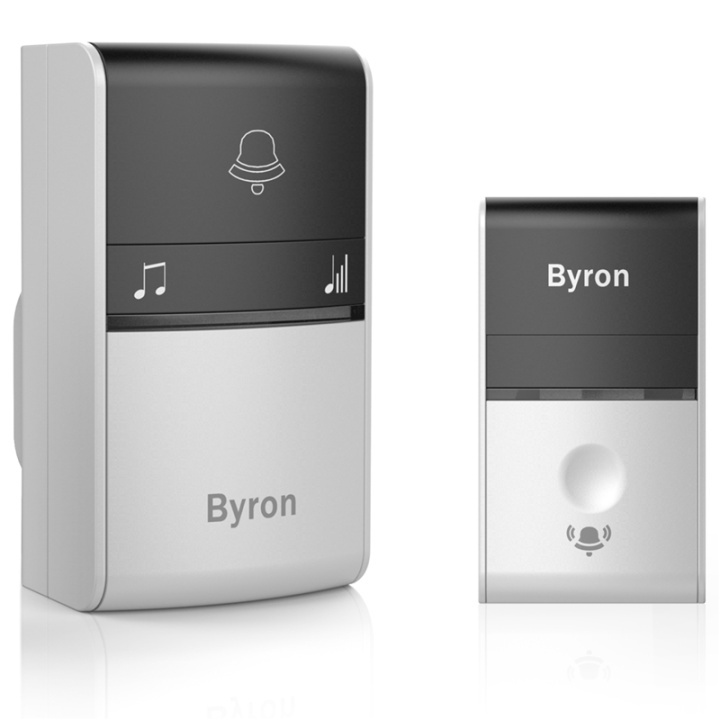 Byron Trådlös dörrklocka utan batter in de groep HUISHOUDEN & TUIN / Smart home / Deurbellen bij TP E-commerce Nordic AB (38-79983)