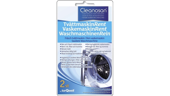 Cleanosan Cleaning Rengöringstabletter för tvättmaskin, 2-pack in de groep HUISHOUDEN & TUIN / Schoonmaakproducten / Overige schoonmaakaccessoires bij TP E-commerce Nordic AB (38-80023)