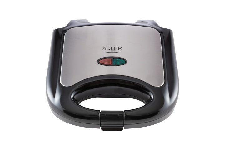 Adler tosti-grill - zwart/zilver in de groep HUISHOUDEN & TUIN / Huishoudelijke apparaten / Broodroosters & Broodgrills / Tafelgrills & Raclette bij TP E-commerce Nordic AB (38-80275)