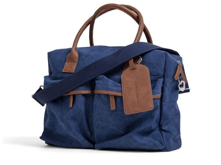 Lord Nelsoncanvas koerierstas, marineblauw in de groep COMPUTERS & RANDAPPARATUUR / Laptops & accessoires / Computertassen / Tot 20 inch bij TP E-commerce Nordic AB (38-80490)