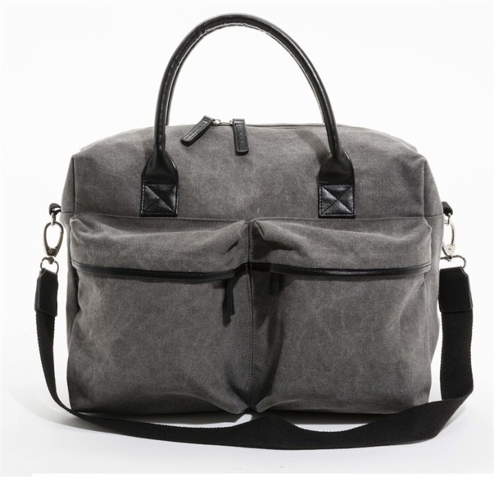 Lord Nelsoncanvas Koerierstas, Grijs in de groep COMPUTERS & RANDAPPARATUUR / Laptops & accessoires / Computertassen / Tot 20 inch bij TP E-commerce Nordic AB (38-80491)