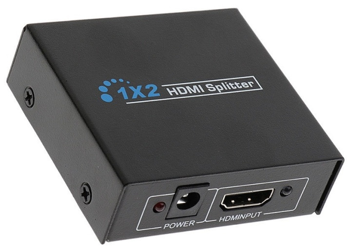 HDMI-splitter met 2 poorten, 1080P in de groep COMPUTERS & RANDAPPARATUUR / Computerkabels / Schakelaars bij TP E-commerce Nordic AB (38-80521)