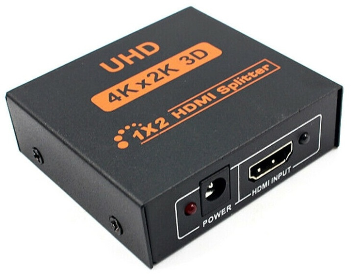 HDMI-splitter 2-poorts 4Kx2K in de groep COMPUTERS & RANDAPPARATUUR / Computerkabels / Schakelaars bij TP E-commerce Nordic AB (38-80522)