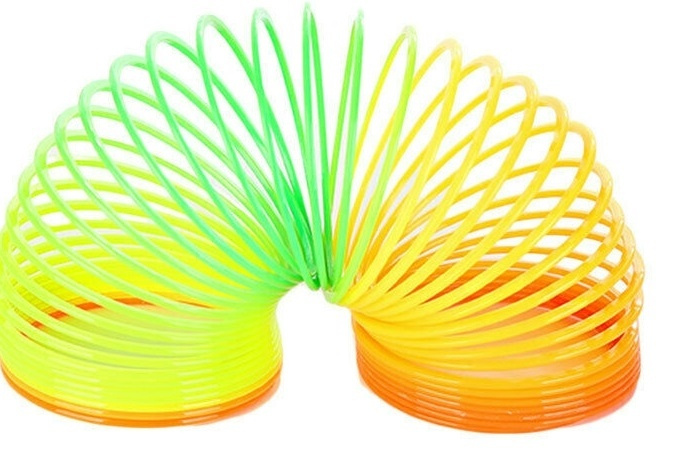 Färgglad Slinky in de groep SPEELGOED, KINDER- & BABYPRODUCTEN / Speelgoed / Speelgoed bij TP E-commerce Nordic AB (38-80598)
