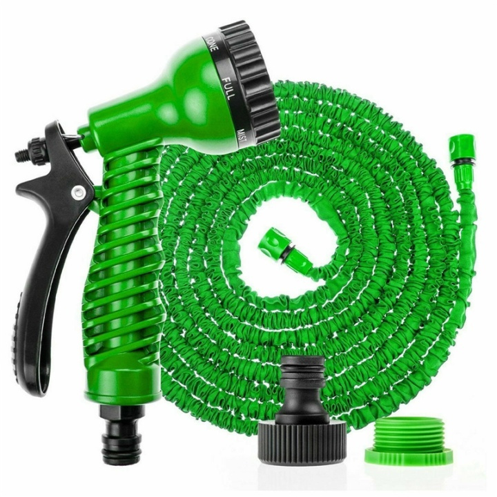 Oprolbare waterslang, Groen in de groep HUISHOUDEN & TUIN / Tuinproducten / Tuingereedschap bij TP E-commerce Nordic AB (38-80610)