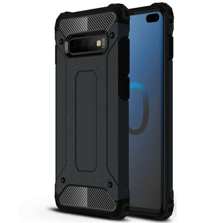 Stootbestendige Armor case voor Galaxy M30, Zwart in de groep SMARTPHONE & TABLETS / Mobielbescherming / Samsung bij TP E-commerce Nordic AB (38-80658)