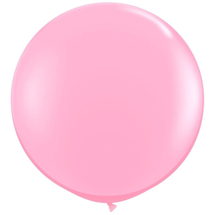 GIGANTISCHE ballon, 100 cm, 1st, Roze in de groep SPEELGOED, KINDER- & BABYPRODUCTEN / Eten & Drinken / Kinderfeestjes bij TP E-commerce Nordic AB (38-80804)