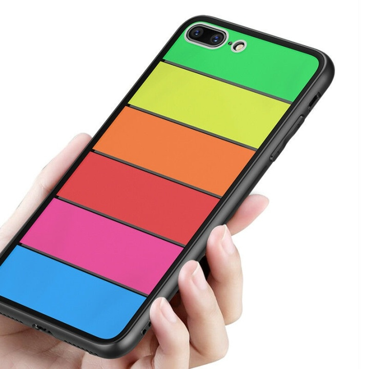 Regenbooghoesje voor iPhone XR in de groep SMARTPHONE & TABLETS / Mobielbescherming / Apple / iPhone XR / Hoesjes bij TP E-commerce Nordic AB (38-80846)