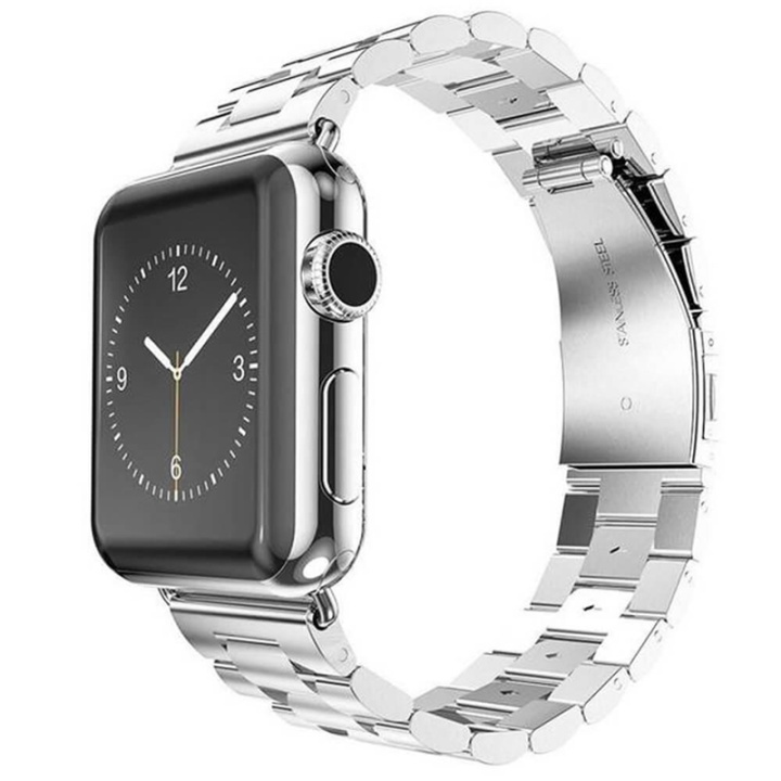 Horlogeband van roestvrij staal voor Apple Watch, 38mm. in de groep SMARTPHONE & TABLETS / Training, thuis & vrije tijd / Apple Watch & Accessoires / Accessoires bij TP E-commerce Nordic AB (38-80907)