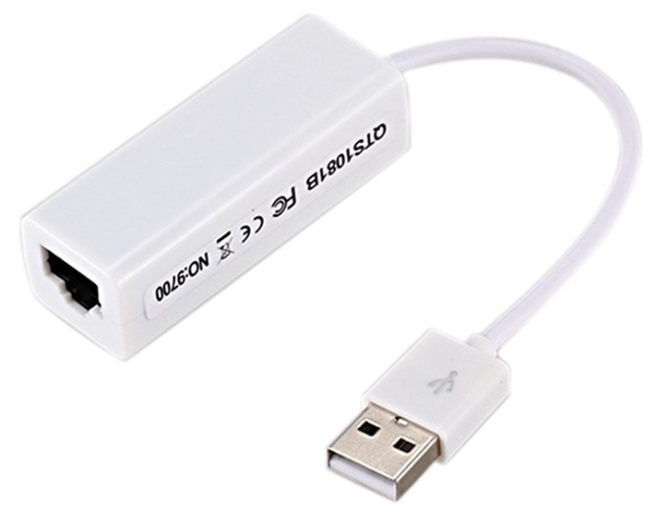 USB 2.0 Ethernet Adapter in de groep COMPUTERS & RANDAPPARATUUR / Netwerk / Netwerkkaarten / USB bij TP E-commerce Nordic AB (38-80916)