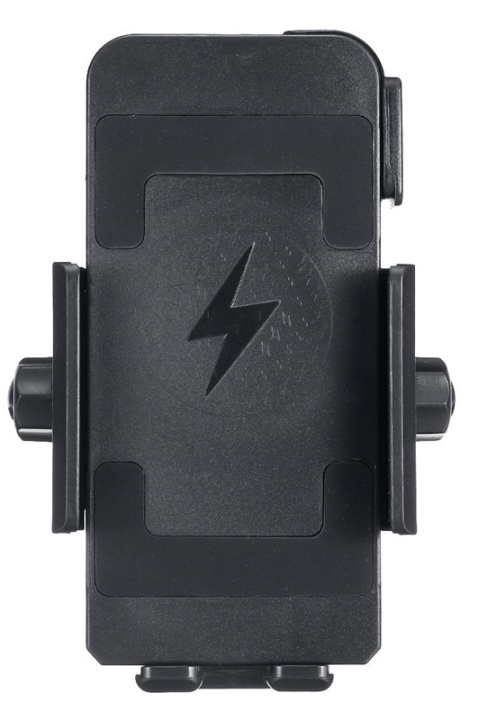 Motorhouder met ingebouwde draadloze snellader, zwart (CD-3093) in de groep SMARTPHONE & TABLETS / Opladers & Kabels / Draadloze Qi-oplader bij TP E-commerce Nordic AB (38-80917)