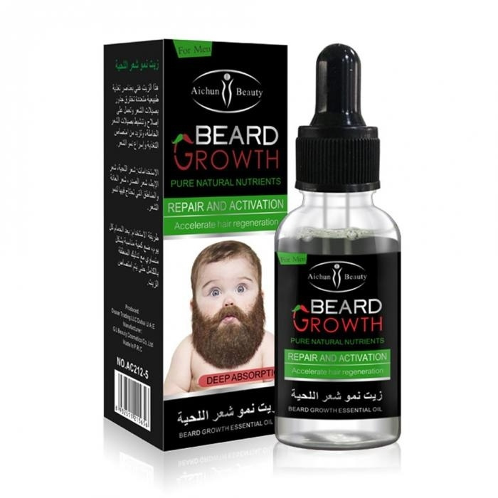 Skäggolja, Beard Growth 30 ml in de groep BEAUTY & HEALTH / Haar & Styling / Baardverzorging / Baardolie bij TP E-commerce Nordic AB (38-80990)