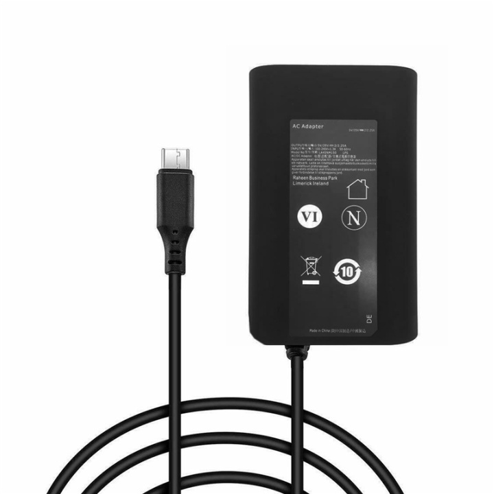 AC-adapter voor Dell Type-C XPS12 9250 LAT 7370 VENUE8 45W in de groep COMPUTERS & RANDAPPARATUUR / Laptops & accessoires / Computeroplader / Laptop oplader / Dell bij TP E-commerce Nordic AB (38-81022)