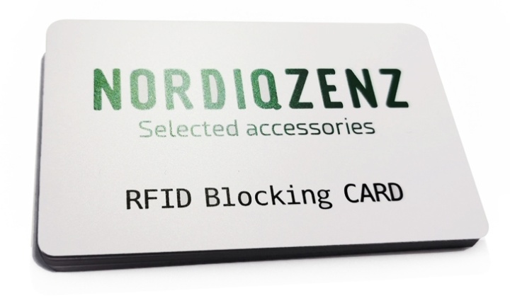 NORDIQZENZ RFID/NFC Blocker-kaart in de groep SPORT, VRIJE TIJD & HOBBY / Leuke dingen / Handige spullen bij TP E-commerce Nordic AB (38-81128)