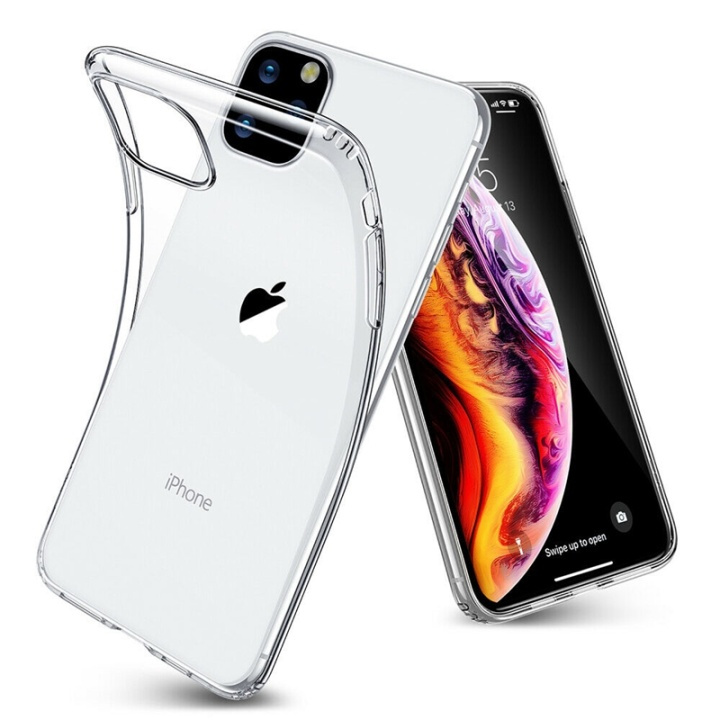 iPhone 11 slanke hoes, Soft TPU-bescherming, Transparant in de groep SMARTPHONE & TABLETS / Mobielbescherming / Apple / Lippenstift / Lipgloss bij TP E-commerce Nordic AB (38-81163)