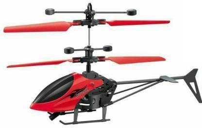 Radiostyrd helikopter, dubbla rotorblad, Röd in de groep SPEELGOED, KINDER- & BABYPRODUCTEN / Op afstand bestuurbaar / Drones bij TP E-commerce Nordic AB (38-81176)