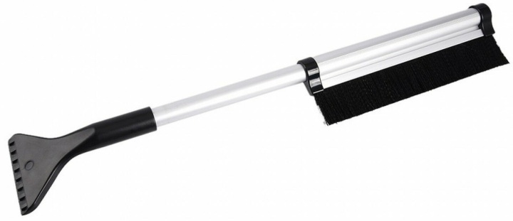 IJskrabber met borstel en telescopische steel, Zilver in de groep AUTO / Auto-accessoires / Winteruitrusting voor auto\'s bij TP E-commerce Nordic AB (38-81186)