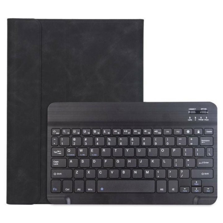Tas met toetsenbord voor iPad Air 1/2 & Pro 9.7, Zwart in de groep SMARTPHONE & TABLETS / Tablet bescherming / Apple iPad bij TP E-commerce Nordic AB (38-81204)