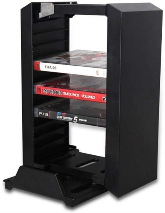 Multifunctioneel opslagrek voor PS4, Zwart in de groep HOME ELECTRONICS / Spelconsoles en accessoires / Sony PlayStation 4 / Accessoires bij TP E-commerce Nordic AB (38-81229)