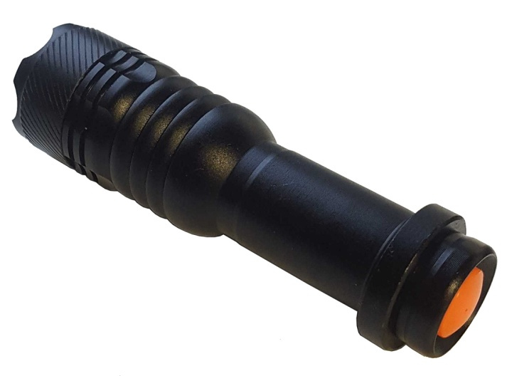 Kleine zaklamp met 3 lichtstanden, 9cm, zwart in de groep SPORT, VRIJE TIJD & HOBBY / Zaklampen & Hoofdlampen / Zaklampen bij TP E-commerce Nordic AB (38-81282)
