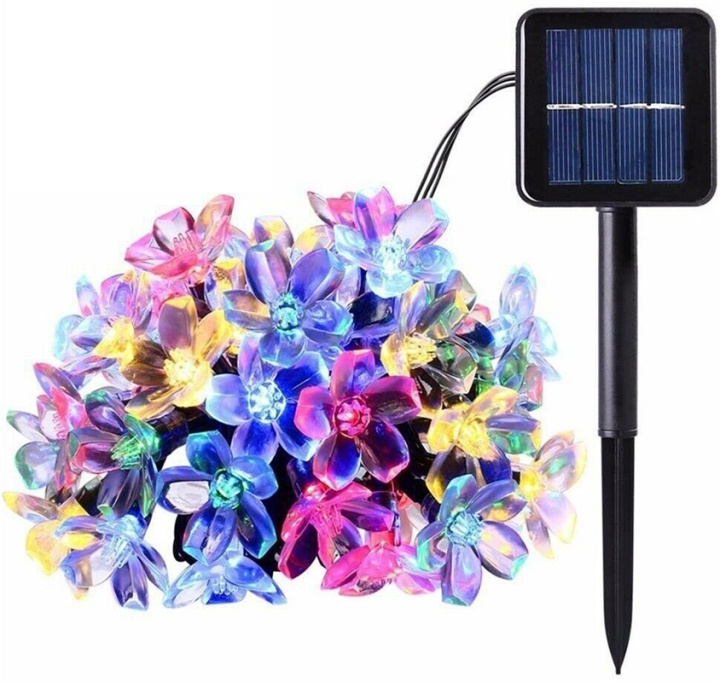 Sfeervolle zonneverlichting in verschillende kleuren in de groep HUISHOUDEN & TUIN / Elektriciteit & Verlichting / Buitenverlichting / Zonnecelverlichting bij TP E-commerce Nordic AB (38-81375)