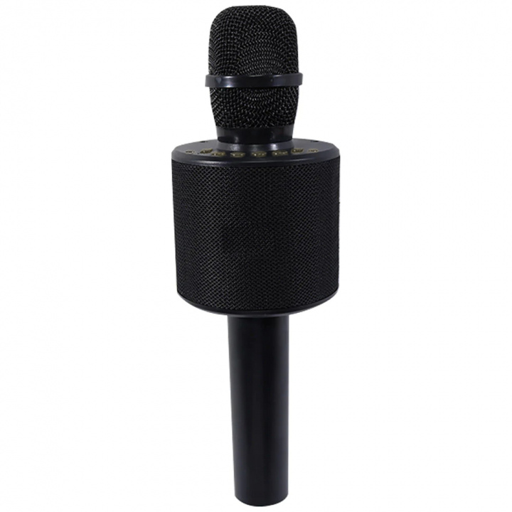 Karaoke-microfoon met Bluetooth en verlichting, Zwart in de groep SPORT, VRIJE TIJD & HOBBY / Leuke dingen / Leuke dingen bij TP E-commerce Nordic AB (38-81387)