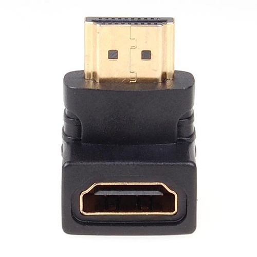 NORDIQZENZ HDMI vrouwelijke adapter naar schuine HDMI mannelijke adapter in de groep HOME ELECTRONICS / Kabels & Adapters / HDMI / Adapters bij TP E-commerce Nordic AB (38-81483)