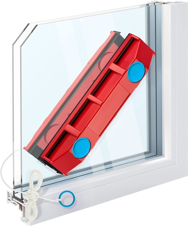 Magnetisk fönstertvätt för 8-20 mm glas - gör rengöringen enklare & smidigare in de groep HUISHOUDEN & TUIN / Schoonmaakproducten / Overige schoonmaakaccessoires bij TP E-commerce Nordic AB (38-81516)