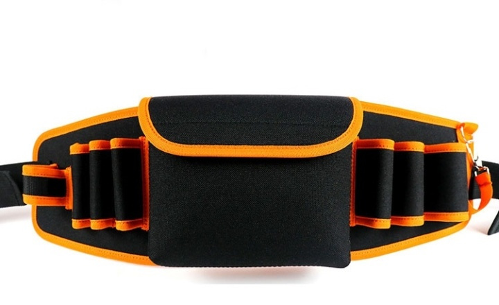 Toolbelt, Zwart/oranje in de groep HUISHOUDEN & TUIN / Gereedschap / Overig gereedschap & Accessoires bij TP E-commerce Nordic AB (38-81553)