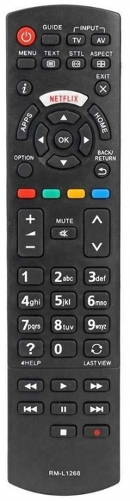 Afstandsbediening voor Panasonic TV (vervangt RM-L1268) in de groep HOME ELECTRONICS / Audio & Beeld / TV & Accessoires / Afstandsbedieningen bij TP E-commerce Nordic AB (38-81675)