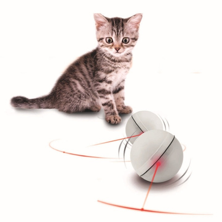 Kattenspeeltje - Bal op batterijen in de groep HUISHOUDEN & TUIN / Huisdieraccessoires / Kat bij TP E-commerce Nordic AB (38-81750)