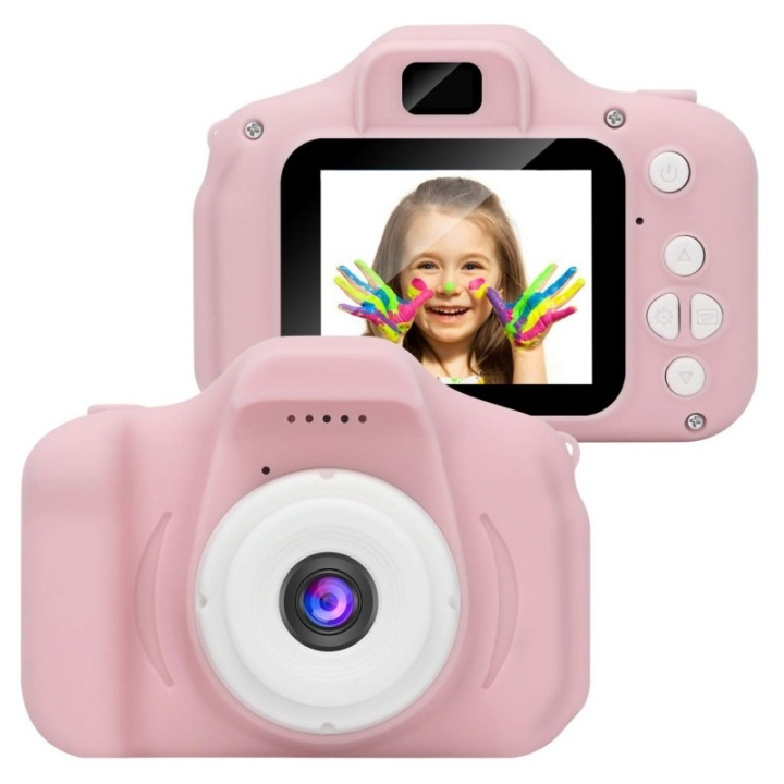 Mini HD Digitalkamera för barn, Rosa in de groep HOME ELECTRONICS / Foto & Video / Camera\'s bij TP E-commerce Nordic AB (38-81766)