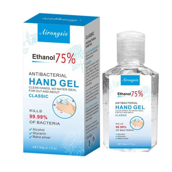 Antibacteriële handdesinfectie / handgel / handdesinfectie 60 ml in de groep BEAUTY & HEALTH / Gezondheidszorg / handdesinfectie bij TP E-commerce Nordic AB (38-81787)