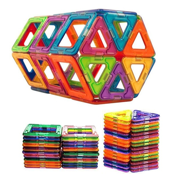 Magnetische stenen, 40 stuks in de groep SPEELGOED, KINDER- & BABYPRODUCTEN / Speelgoed / Bouwspeelgoed / Bouwblokken bij TP E-commerce Nordic AB (38-81949)