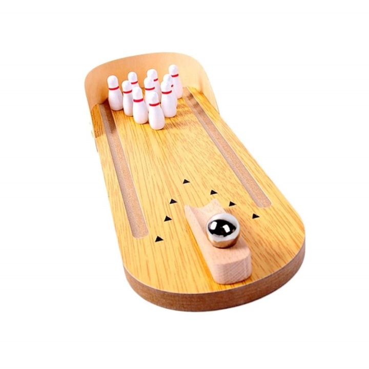 Mini Bowlingbord in de groep SPEELGOED, KINDER- & BABYPRODUCTEN / Speelgoed / Bordspellen / Kinderspellen bij TP E-commerce Nordic AB (38-81950)