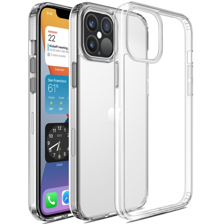 Slim iPhone 12 mini-hoesje, zachte TPU-bescherming, transparant in de groep SMARTPHONE & TABLETS / Mobielbescherming / Apple / iPhone 12 Mini / Hoesjes bij TP E-commerce Nordic AB (38-81990)