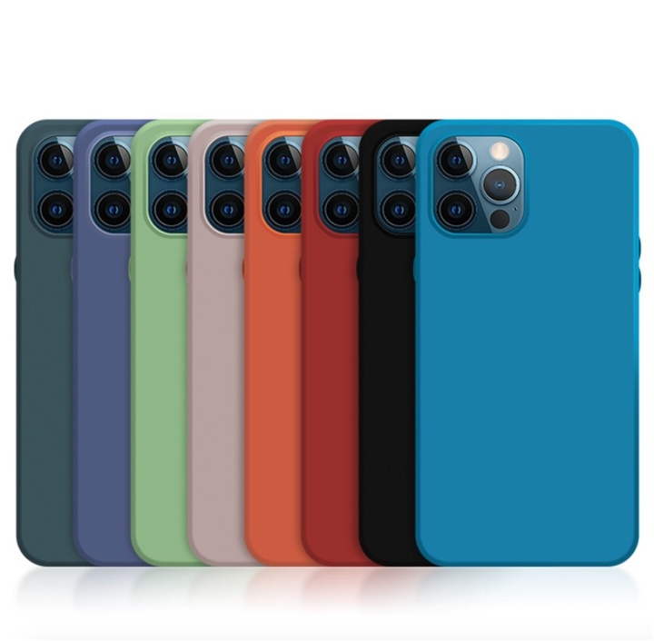 Mobiele cover in siliconen voor iPhone 12 Pro Max, Blauw in de groep SMARTPHONE & TABLETS / Mobielbescherming / Apple / IPL en laser / Springspeelgoed bij TP E-commerce Nordic AB (38-82025)