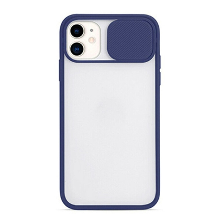 Cover voor iPhone 12/12 Pro, Donkerblauw in de groep SMARTPHONE & TABLETS / Mobielbescherming / Apple / Hobbykleuren / Tanden bleken thuis bij TP E-commerce Nordic AB (38-82051)