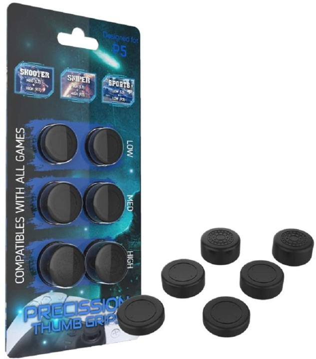 Silicone cover voor PS5-controller, 6 stuks in de groep HOME ELECTRONICS / Spelconsoles en accessoires / Sony PlayStation 5 / Accessoires bij TP E-commerce Nordic AB (38-82104)