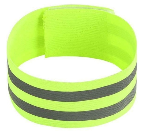 Reflecterende tape 35x5 cm voor enkel of arm, Geel in de groep SPORT, VRIJE TIJD & HOBBY / Buitenrecreatie / Reflecterend bij TP E-commerce Nordic AB (38-82130)