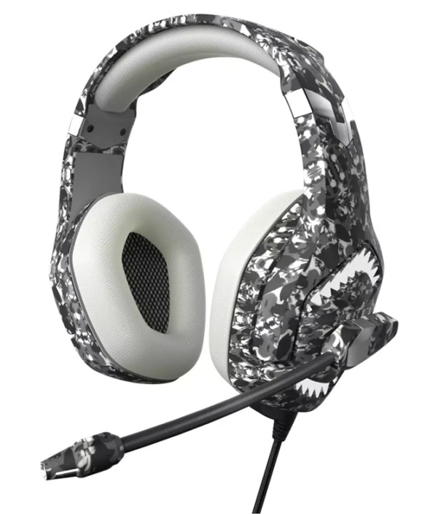 Gamingheadset voor pc, grijs camouflage in de groep HOME ELECTRONICS / Spelconsoles en accessoires / Xbox One / Accessoires bij TP E-commerce Nordic AB (38-82196)