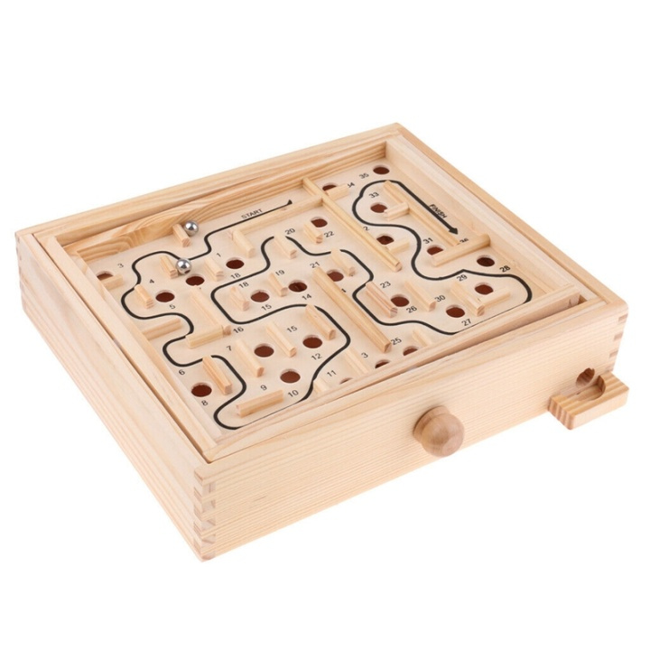 Klassiek labyrintspel in de groep SPEELGOED, KINDER- & BABYPRODUCTEN / Spelletje / Bordspellen bij TP E-commerce Nordic AB (38-82240)