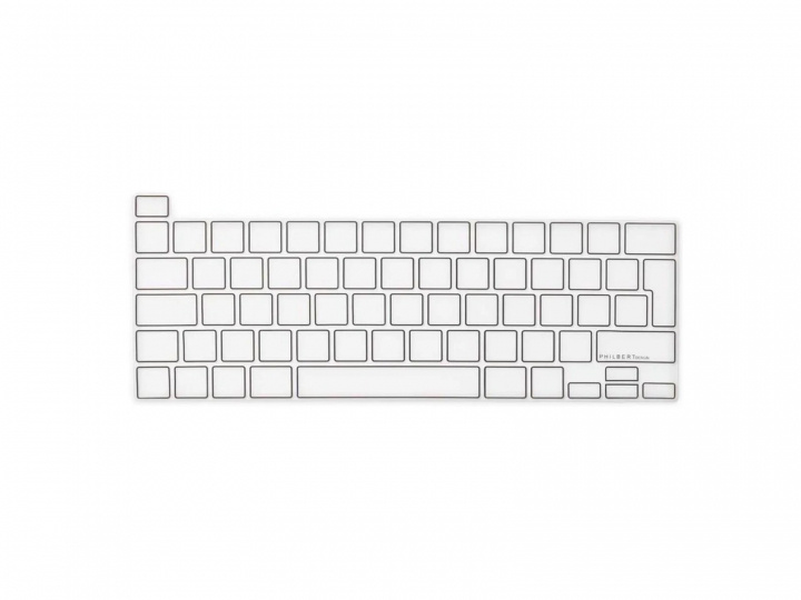 Siliconen hoes voor toetsenbord, MacBook Pro 13.3, transparant in de groep COMPUTERS & RANDAPPARATUUR / Laptops & accessoires / Hoes voor MacBook bij TP E-commerce Nordic AB (38-82252)