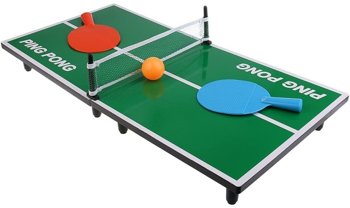 Kleine pingpongtafel met accessoires in de groep SPEELGOED, KINDER- & BABYPRODUCTEN / Speelgoed / Bordspellen / Kinderspellen bij TP E-commerce Nordic AB (38-82258)