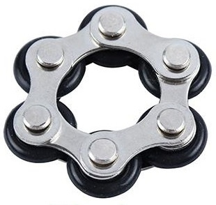 Fidget ketting, zwart in de groep SPEELGOED, KINDER- & BABYPRODUCTEN / Speelgoed / Fidget Spinners bij TP E-commerce Nordic AB (38-82270)