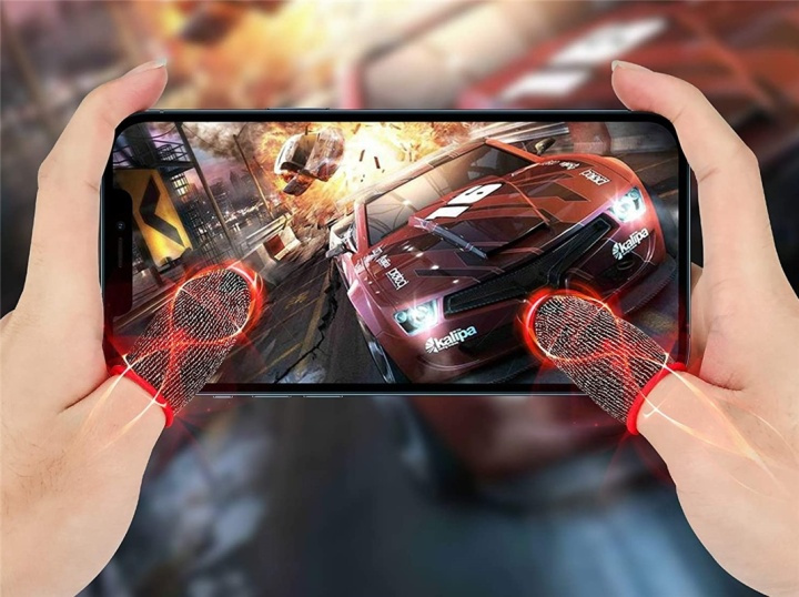 Vingerhuls voor mobiele games, 2-pak in de groep SPORT, VRIJE TIJD & HOBBY / Leuke dingen / Handige spullen bij TP E-commerce Nordic AB (38-82296)