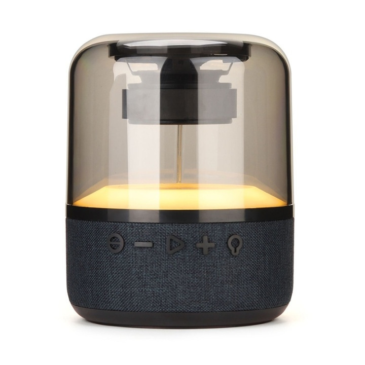 Luidspreker TRANSPARENT SMOKE met stoffen paneel & meerkleurige LED in de groep HOME ELECTRONICS / Audio & Beeld / Luidsprekers & accessoires / Bluetooth-luidsprekers / Draagbare luidsprekers bij TP E-commerce Nordic AB (38-82459)