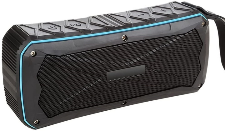Waterbestendige luidspreker + Siliconen draagriem in de groep HOME ELECTRONICS / Audio & Beeld / Luidsprekers & accessoires / Bluetooth-luidsprekers / Draagbare luidsprekers bij TP E-commerce Nordic AB (38-82461)
